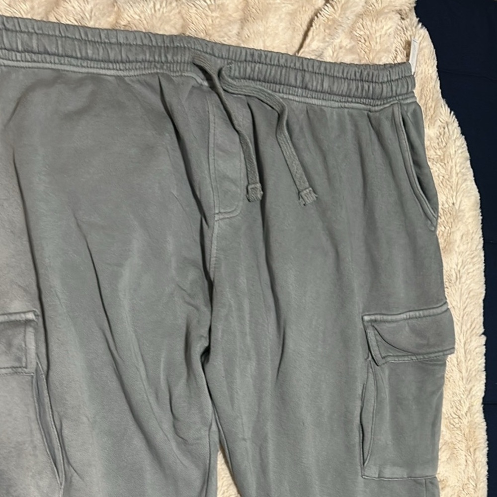 Men's Casual Gray Cargo Pants